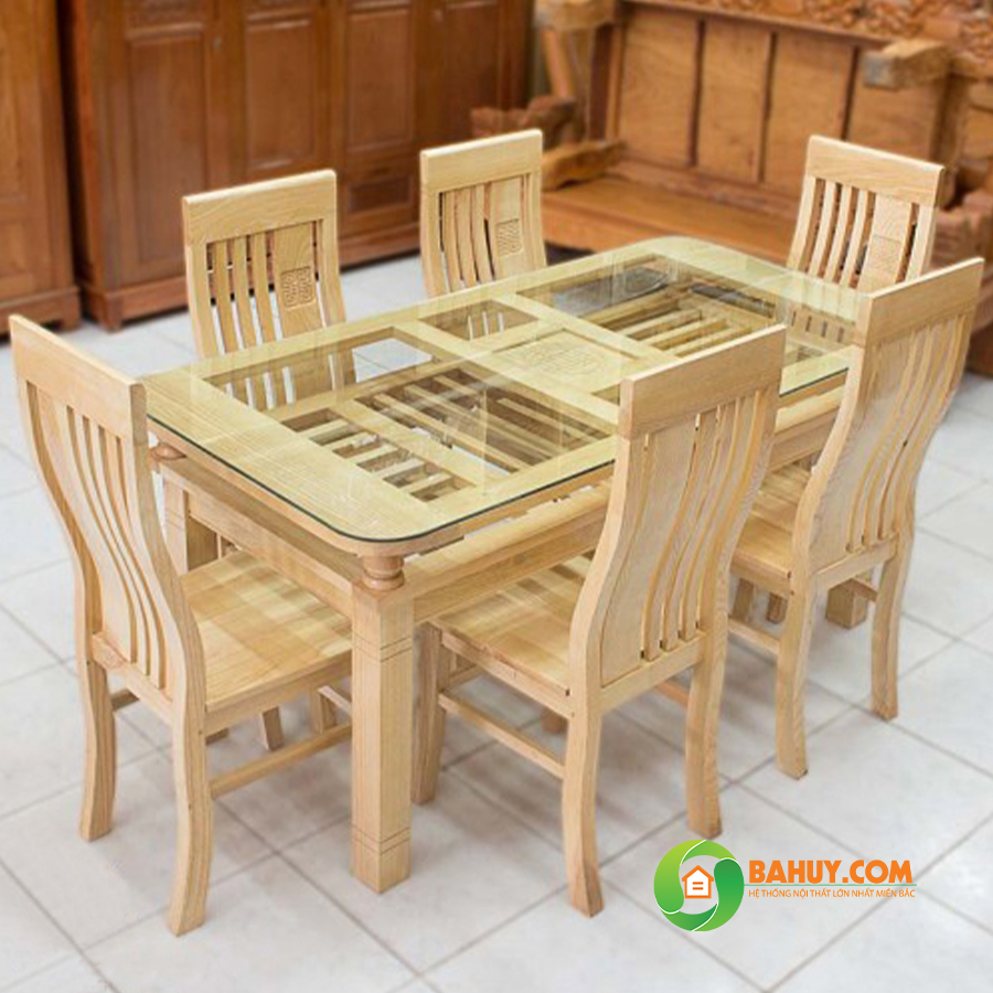 Các mẫu bộ bàn ghế gỗ sồi cao cấp, thiết kế ấn tượng