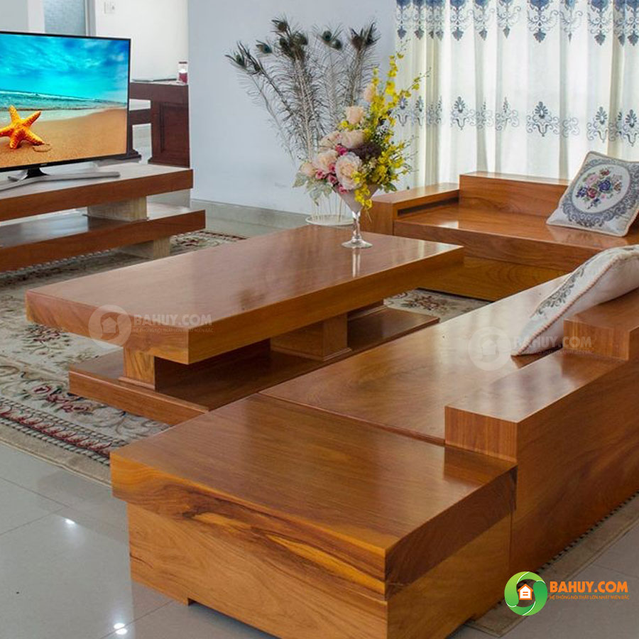 Nên chọn mua bộ bàn ghế gỗ hay sofa cho phòng khách?